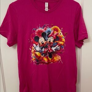 Bella+Canvas Mickey and Minnie Graphic T-shirt